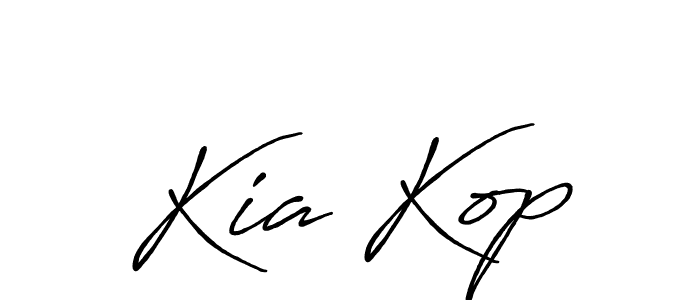 if you are searching for the best signature style for your name Kia Kop. so please give up your signature search. here we have designed multiple signature styles  using Antro_Vectra_Bolder. Kia Kop signature style 7 images and pictures png