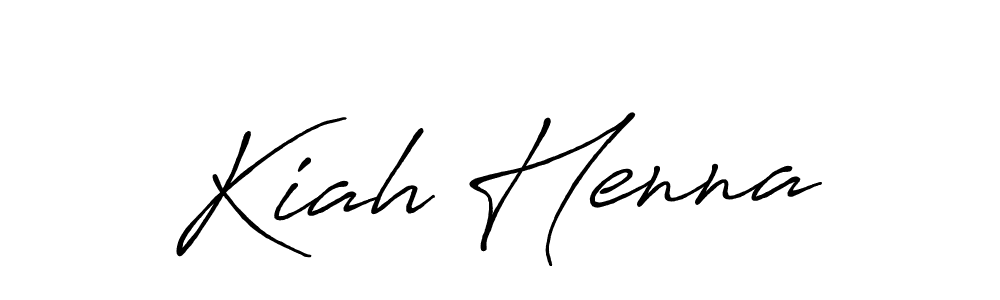 How to make Kiah Henna signature? Antro_Vectra_Bolder is a professional autograph style. Create handwritten signature for Kiah Henna name. Kiah Henna signature style 7 images and pictures png