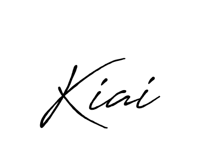 Design your own signature with our free online signature maker. With this signature software, you can create a handwritten (Antro_Vectra_Bolder) signature for name Kiai. Kiai signature style 7 images and pictures png