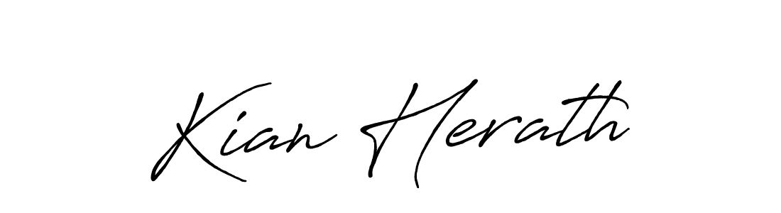 Also we have Kian Herath name is the best signature style. Create professional handwritten signature collection using Antro_Vectra_Bolder autograph style. Kian Herath signature style 7 images and pictures png