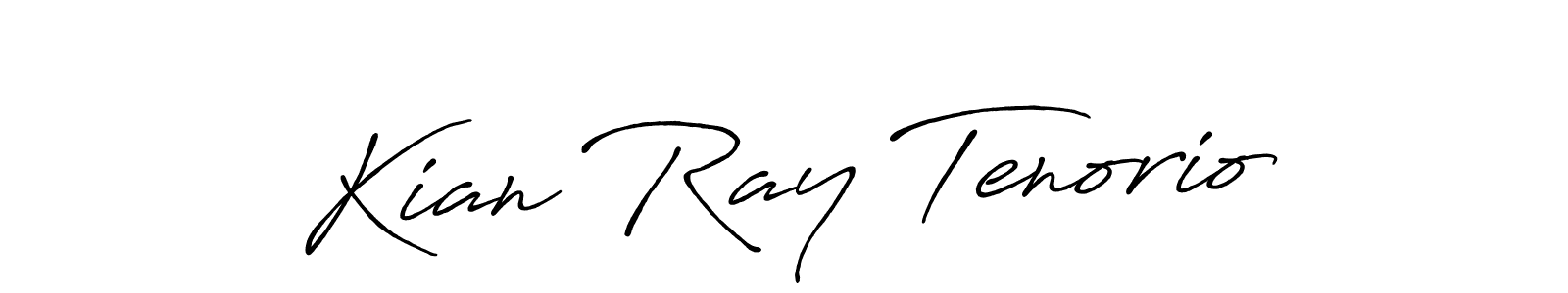 Also we have Kian Ray Tenorio name is the best signature style. Create professional handwritten signature collection using Antro_Vectra_Bolder autograph style. Kian Ray Tenorio signature style 7 images and pictures png