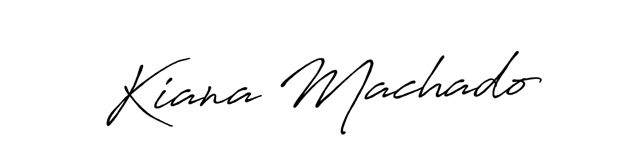 How to Draw Kiana Machado signature style? Antro_Vectra_Bolder is a latest design signature styles for name Kiana Machado. Kiana Machado signature style 7 images and pictures png
