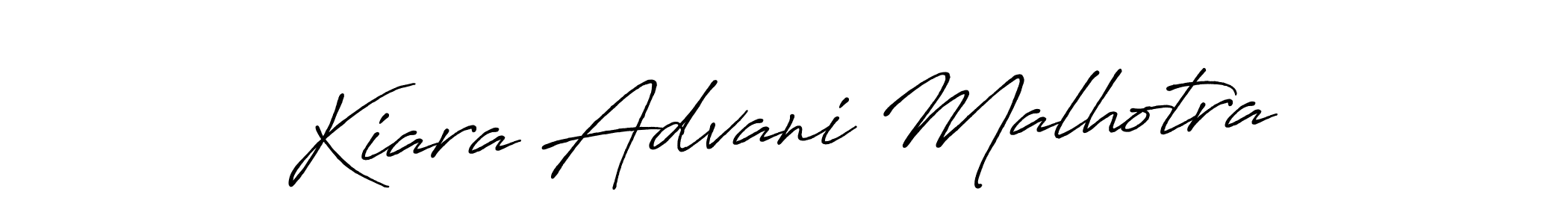 How to make Kiara Advani Malhotra signature? Antro_Vectra_Bolder is a professional autograph style. Create handwritten signature for Kiara Advani Malhotra name. Kiara Advani Malhotra signature style 7 images and pictures png