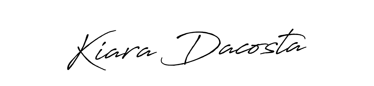Make a beautiful signature design for name Kiara Dacosta. Use this online signature maker to create a handwritten signature for free. Kiara Dacosta signature style 7 images and pictures png