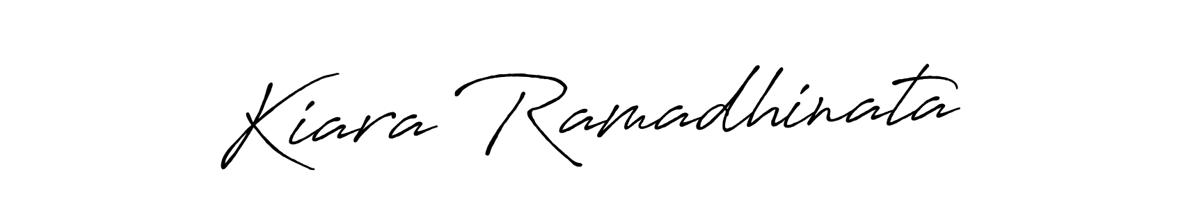 Also we have Kiara Ramadhinata name is the best signature style. Create professional handwritten signature collection using Antro_Vectra_Bolder autograph style. Kiara Ramadhinata signature style 7 images and pictures png