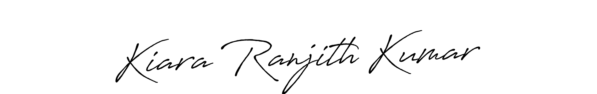 Also we have Kiara Ranjith Kumar name is the best signature style. Create professional handwritten signature collection using Antro_Vectra_Bolder autograph style. Kiara Ranjith Kumar signature style 7 images and pictures png