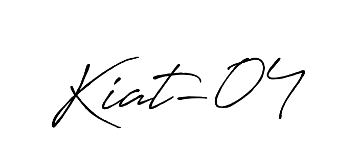 Also we have Kiat-04 name is the best signature style. Create professional handwritten signature collection using Antro_Vectra_Bolder autograph style. Kiat-04 signature style 7 images and pictures png