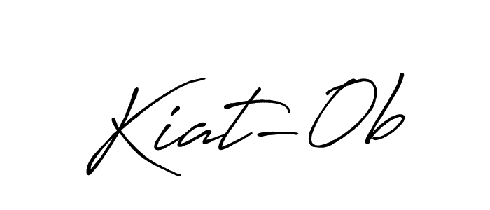 Make a beautiful signature design for name Kiat-0b. With this signature (Antro_Vectra_Bolder) style, you can create a handwritten signature for free. Kiat-0b signature style 7 images and pictures png