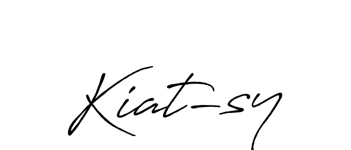 Make a beautiful signature design for name Kiat-sy. Use this online signature maker to create a handwritten signature for free. Kiat-sy signature style 7 images and pictures png