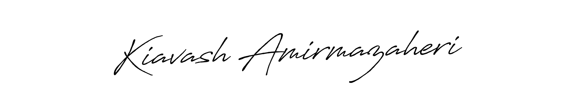 You can use this online signature creator to create a handwritten signature for the name Kiavash Amirmazaheri. This is the best online autograph maker. Kiavash Amirmazaheri signature style 7 images and pictures png
