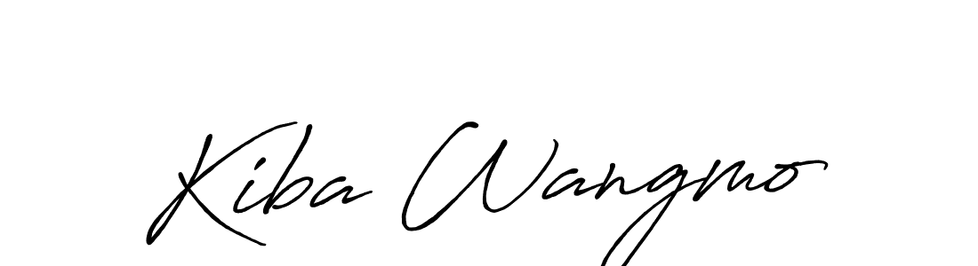 Similarly Antro_Vectra_Bolder is the best handwritten signature design. Signature creator online .You can use it as an online autograph creator for name Kiba Wangmo. Kiba Wangmo signature style 7 images and pictures png