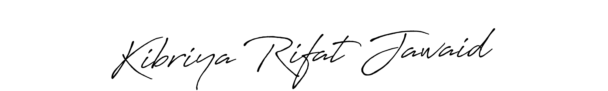 Make a short Kibriya Rifat Jawaid signature style. Manage your documents anywhere anytime using Antro_Vectra_Bolder. Create and add eSignatures, submit forms, share and send files easily. Kibriya Rifat Jawaid signature style 7 images and pictures png