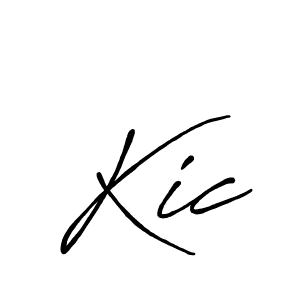 You should practise on your own different ways (Antro_Vectra_Bolder) to write your name (Kic) in signature. don't let someone else do it for you. Kic signature style 7 images and pictures png