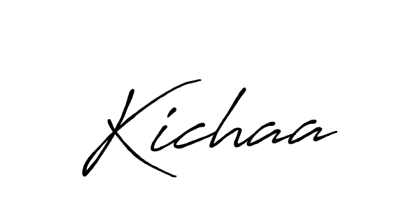 Here are the top 10 professional signature styles for the name Kichaa. These are the best autograph styles you can use for your name. Kichaa signature style 7 images and pictures png