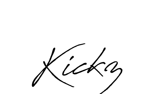 It looks lik you need a new signature style for name Kickz. Design unique handwritten (Antro_Vectra_Bolder) signature with our free signature maker in just a few clicks. Kickz signature style 7 images and pictures png
