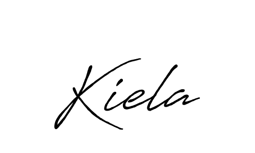 Make a beautiful signature design for name Kiela. With this signature (Antro_Vectra_Bolder) style, you can create a handwritten signature for free. Kiela signature style 7 images and pictures png