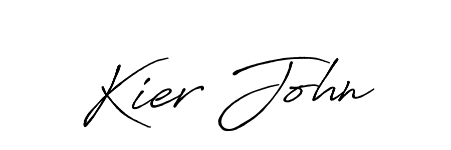 Make a beautiful signature design for name Kier John. With this signature (Antro_Vectra_Bolder) style, you can create a handwritten signature for free. Kier John signature style 7 images and pictures png