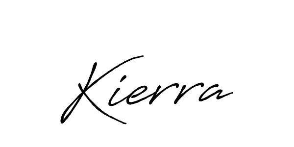 Create a beautiful signature design for name Kierra. With this signature (Antro_Vectra_Bolder) fonts, you can make a handwritten signature for free. Kierra signature style 7 images and pictures png