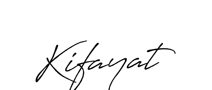 Design your own signature with our free online signature maker. With this signature software, you can create a handwritten (Antro_Vectra_Bolder) signature for name Kifayat. Kifayat signature style 7 images and pictures png