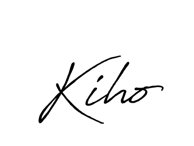 Make a beautiful signature design for name Kiho. With this signature (Antro_Vectra_Bolder) style, you can create a handwritten signature for free. Kiho signature style 7 images and pictures png