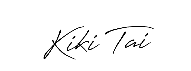 How to make Kiki Tai signature? Antro_Vectra_Bolder is a professional autograph style. Create handwritten signature for Kiki Tai name. Kiki Tai signature style 7 images and pictures png