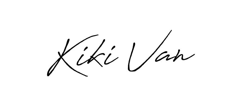 Use a signature maker to create a handwritten signature online. With this signature software, you can design (Antro_Vectra_Bolder) your own signature for name Kiki Van. Kiki Van signature style 7 images and pictures png