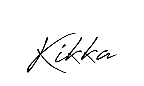 Also we have Kikka name is the best signature style. Create professional handwritten signature collection using Antro_Vectra_Bolder autograph style. Kikka signature style 7 images and pictures png