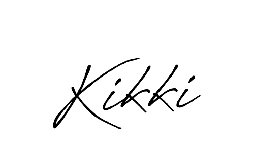 Create a beautiful signature design for name Kikki. With this signature (Antro_Vectra_Bolder) fonts, you can make a handwritten signature for free. Kikki signature style 7 images and pictures png