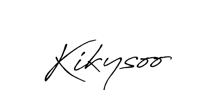 Also we have Kikysoo name is the best signature style. Create professional handwritten signature collection using Antro_Vectra_Bolder autograph style. Kikysoo signature style 7 images and pictures png