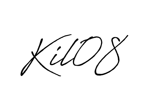 Design your own signature with our free online signature maker. With this signature software, you can create a handwritten (Antro_Vectra_Bolder) signature for name Kil08. Kil08 signature style 7 images and pictures png