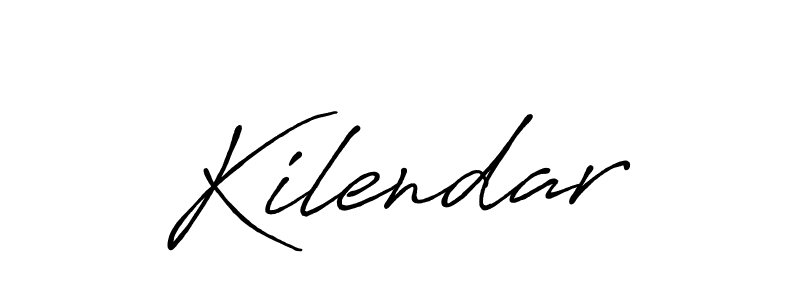 Also we have Kilendar name is the best signature style. Create professional handwritten signature collection using Antro_Vectra_Bolder autograph style. Kilendar signature style 7 images and pictures png