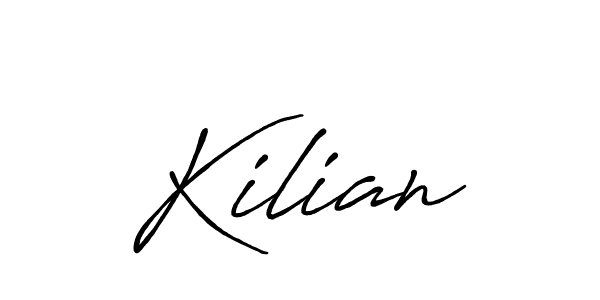 Kilian stylish signature style. Best Handwritten Sign (Antro_Vectra_Bolder) for my name. Handwritten Signature Collection Ideas for my name Kilian. Kilian signature style 7 images and pictures png