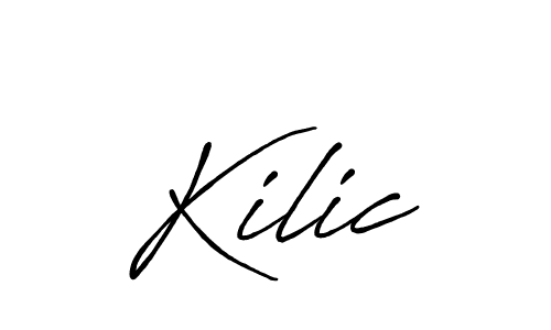 Also we have Kilic name is the best signature style. Create professional handwritten signature collection using Antro_Vectra_Bolder autograph style. Kilic signature style 7 images and pictures png