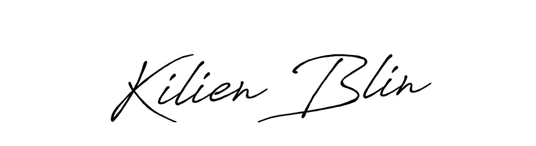 Best and Professional Signature Style for Kilien Blin. Antro_Vectra_Bolder Best Signature Style Collection. Kilien Blin signature style 7 images and pictures png