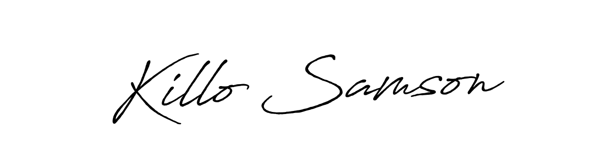 Once you've used our free online signature maker to create your best signature Antro_Vectra_Bolder style, it's time to enjoy all of the benefits that Killo Samson name signing documents. Killo Samson signature style 7 images and pictures png