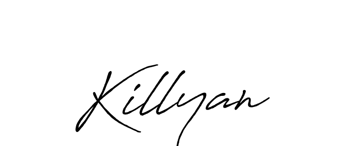 Once you've used our free online signature maker to create your best signature Antro_Vectra_Bolder style, it's time to enjoy all of the benefits that Killyan name signing documents. Killyan signature style 7 images and pictures png