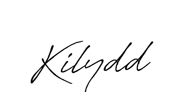 It looks lik you need a new signature style for name Kilydd. Design unique handwritten (Antro_Vectra_Bolder) signature with our free signature maker in just a few clicks. Kilydd signature style 7 images and pictures png