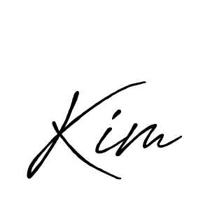 Also we have Kim name is the best signature style. Create professional handwritten signature collection using Antro_Vectra_Bolder autograph style. Kim signature style 7 images and pictures png