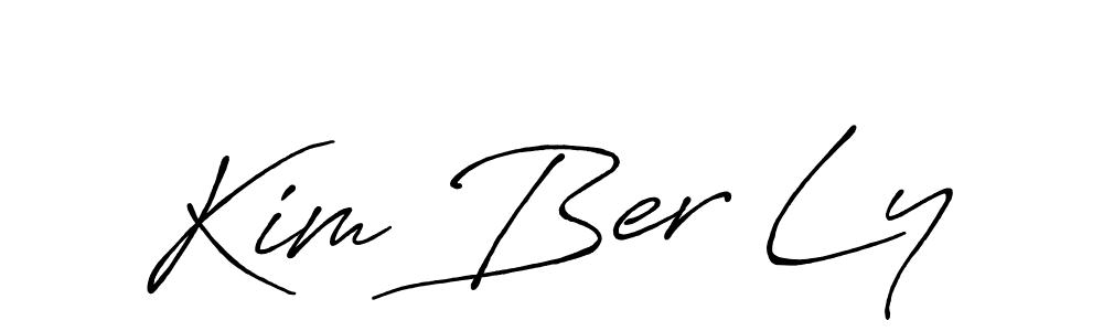 It looks lik you need a new signature style for name Kim Ber Ly. Design unique handwritten (Antro_Vectra_Bolder) signature with our free signature maker in just a few clicks. Kim Ber Ly signature style 7 images and pictures png