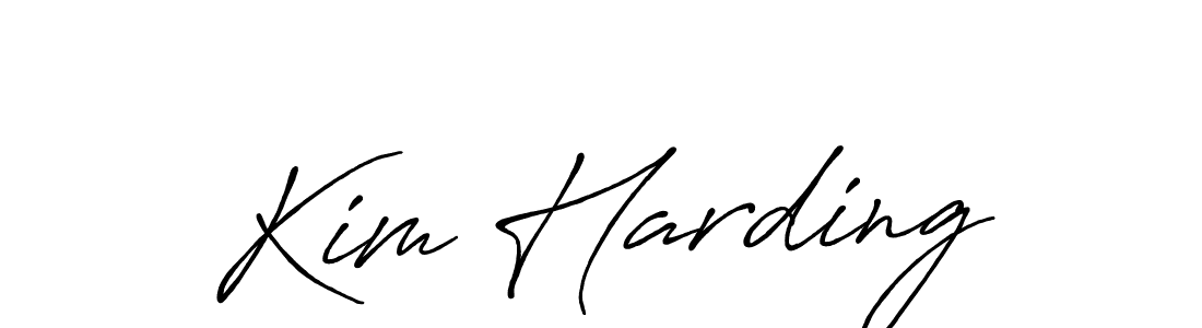 Also we have Kim Harding name is the best signature style. Create professional handwritten signature collection using Antro_Vectra_Bolder autograph style. Kim Harding signature style 7 images and pictures png