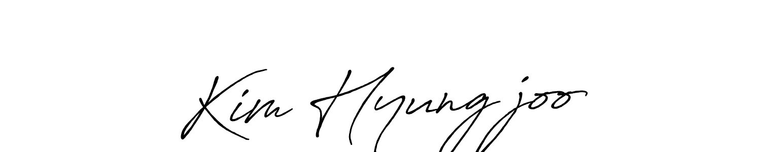 Once you've used our free online signature maker to create your best signature Antro_Vectra_Bolder style, it's time to enjoy all of the benefits that Kim Hyung‑joo name signing documents. Kim Hyung‑joo signature style 7 images and pictures png