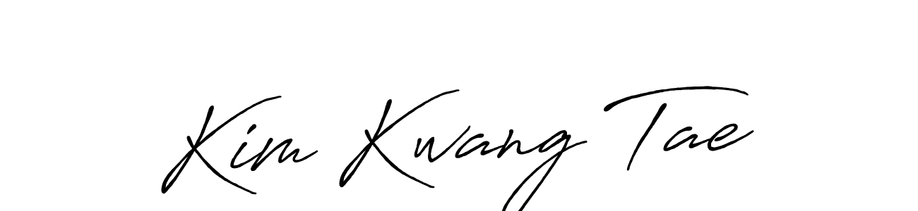 Antro_Vectra_Bolder is a professional signature style that is perfect for those who want to add a touch of class to their signature. It is also a great choice for those who want to make their signature more unique. Get Kim Kwang Tae name to fancy signature for free. Kim Kwang Tae signature style 7 images and pictures png