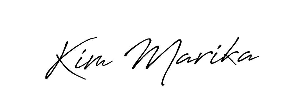 Also we have Kim Marika name is the best signature style. Create professional handwritten signature collection using Antro_Vectra_Bolder autograph style. Kim Marika signature style 7 images and pictures png