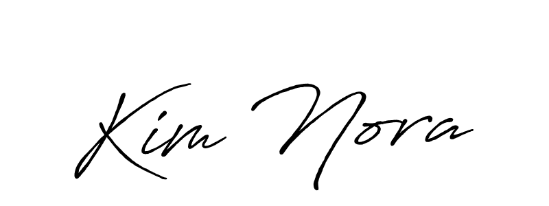 Antro_Vectra_Bolder is a professional signature style that is perfect for those who want to add a touch of class to their signature. It is also a great choice for those who want to make their signature more unique. Get Kim Nora name to fancy signature for free. Kim Nora signature style 7 images and pictures png