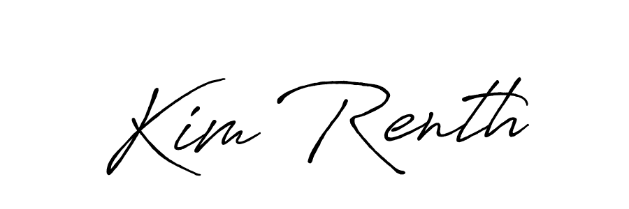 Make a short Kim Renth signature style. Manage your documents anywhere anytime using Antro_Vectra_Bolder. Create and add eSignatures, submit forms, share and send files easily. Kim Renth signature style 7 images and pictures png