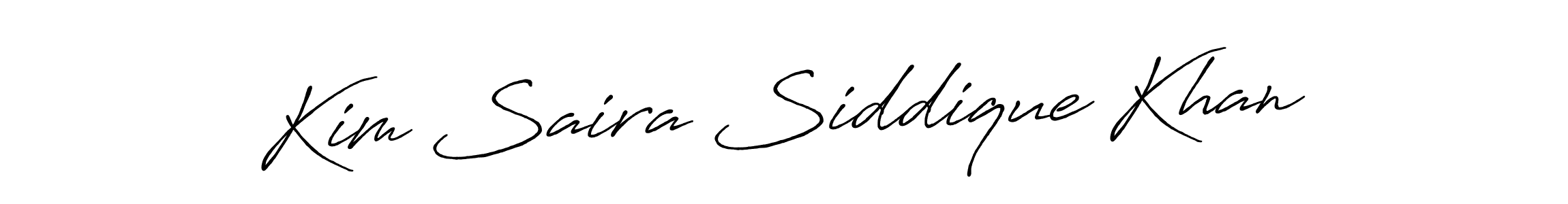 Once you've used our free online signature maker to create your best signature Antro_Vectra_Bolder style, it's time to enjoy all of the benefits that Kim Saira Siddique Khan name signing documents. Kim Saira Siddique Khan signature style 7 images and pictures png