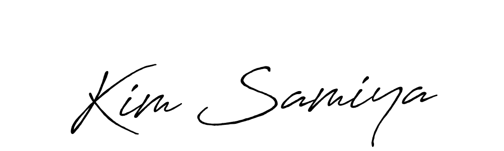How to Draw Kim Samiya signature style? Antro_Vectra_Bolder is a latest design signature styles for name Kim Samiya. Kim Samiya signature style 7 images and pictures png