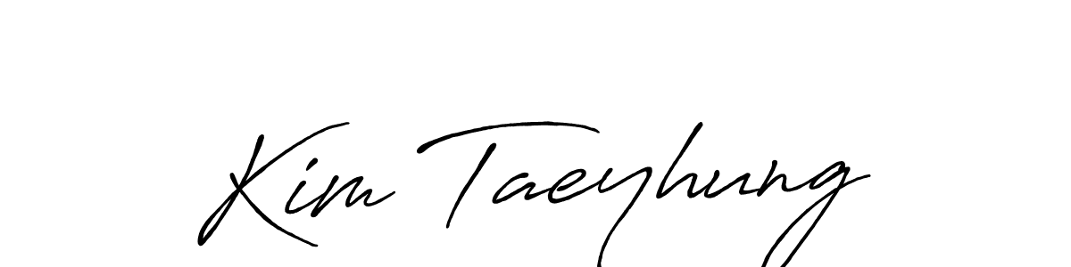 Make a beautiful signature design for name Kim Taeyhung. Use this online signature maker to create a handwritten signature for free. Kim Taeyhung signature style 7 images and pictures png