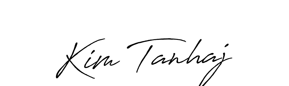 How to Draw Kim Tanhaj signature style? Antro_Vectra_Bolder is a latest design signature styles for name Kim Tanhaj. Kim Tanhaj signature style 7 images and pictures png