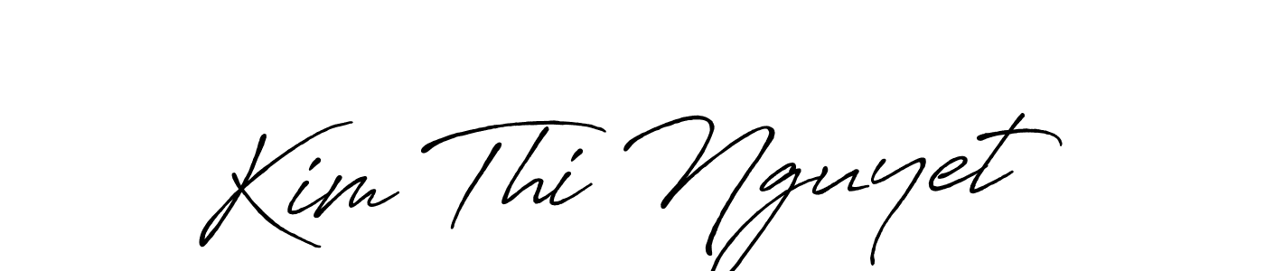 Similarly Antro_Vectra_Bolder is the best handwritten signature design. Signature creator online .You can use it as an online autograph creator for name Kim Thi Nguyet. Kim Thi Nguyet signature style 7 images and pictures png